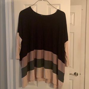 Black striped Tunic